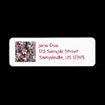 Branch of Pink Blossoms Return Address Label