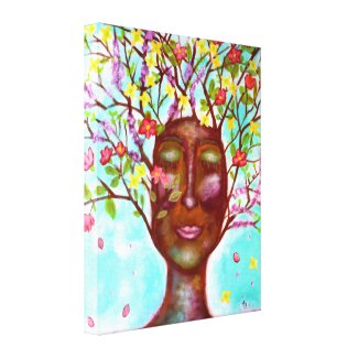 Branch Out & Blossom Art Canvas Print