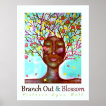 Branch Out & Blossom Art Poster posters
