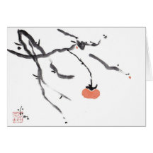 Branches and Persimmon Cards