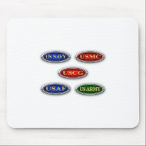 Branches of the Military mousepads