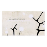 Branches White Flowers business cards