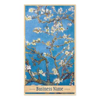 Branches with Almond Blossom Van Gogh painting Business Card Templates