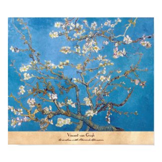 Branches with Almond Blossom Van Gogh painting Poster