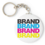 Brand CMYK keychains