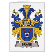 Brand Family Crest Greeting Card