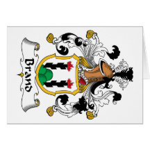 Brand Family Crest Greeting Card