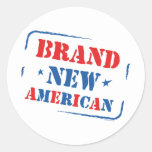 Brand New American Classic Round Sticker