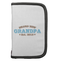 Brand New Grandpa Est. 2013 (Blue) Organizer