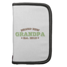 Brand New Grandpa Est. 2013 (Green) Organizer