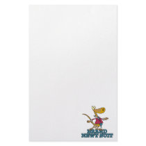 brand new newt suit lizard pun custom stationery