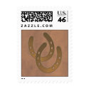 Branded Leather Horseshoes Postage Stamps by RanchLady Branded Leather Horseshoes Postage Stamps