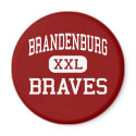 Brandenburg - Braves - Middle - Garland Texas magnets