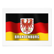 Brandenburg coat of arms personalized invitation