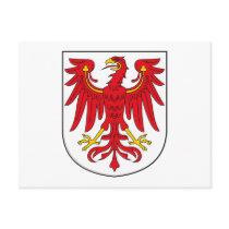 Brandenburg Coat of Arms Postcard by FlagTshirts Brandenburg Coat of Arms Postcard