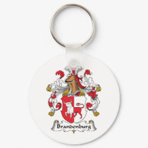 Brandenburg Family Crest keychains