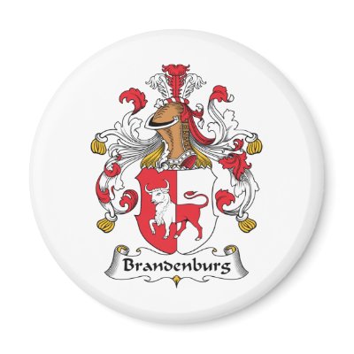 Brandenburg Family Crest Fridge Magnet by coatsofarms