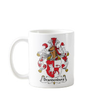 Brandenburg Family Crest mugs