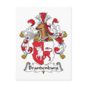 Brandenburg Family Crest postcards by coatsofarms Brandenburg Family Crest postcards
