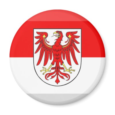Brandenburg Flag Gem Magnet by Vexillophile
