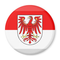 Brandenburg Flag Gem magnets