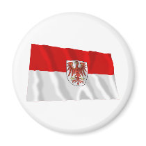 Brandenburg Flag magnets by Vexillophile Brandenburg Flag magnets