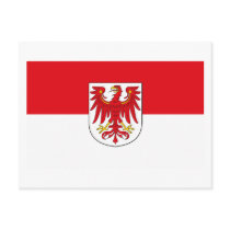 Brandenburg Flag Postcard