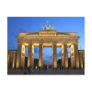 brandenburg gate evening post card