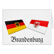 Brandenburg, Germany Flag Tiles cards by Vexillophile Brandenburg, Germany Flag Tiles cards
