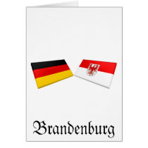 Brandenburg, Germany Flag Tiles cards by Vexillophile Brandenburg, Germany Flag Tiles cards