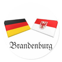 Brandenburg, Germany Flag Tiles stickers