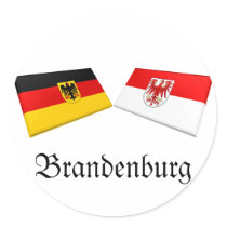 Brandenburg, Germany Flag Tiles stickers