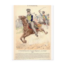 Brandenburger Hussar postcards by Dividenda Brandenburger Hussar postcards