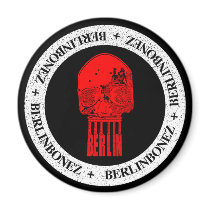 BrandenBurgSkull Fridge Magnet by mercurius BrandenBurgSkull Fridge Magnet
