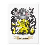 Brandes Coat of Arms (Family Crest) Post Card