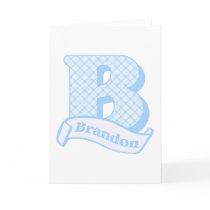 Brandon Monogram cards