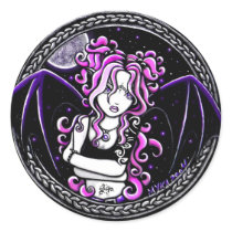 "Brandy" 3" Round Stickers by mykajelina "Brandy" 3" Round Stickers