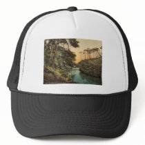 Branksome Chine, Bournemouth, England vintage Phot Trucker Hat