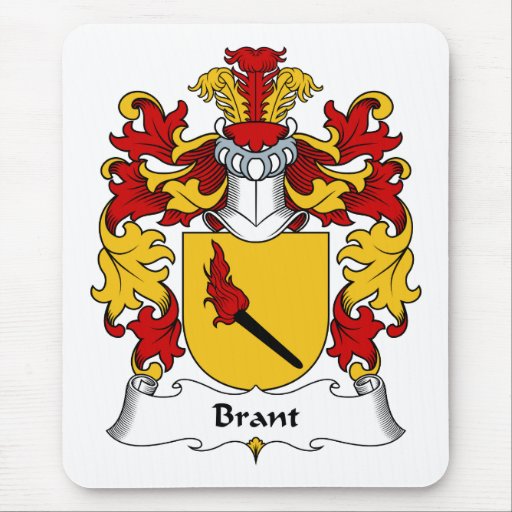 Brant Family Crest Mouse Pad