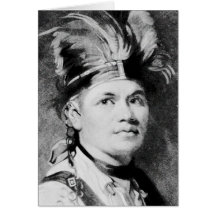Brant - Joseph / Mohawk Indian Chief Greeting Card