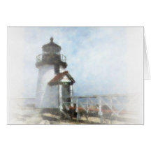 Brant Point Light Greeting Card
