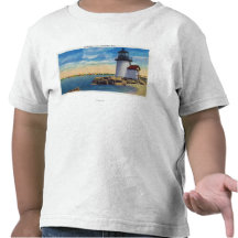 Brant Point Lighthouse Scene T Shirts