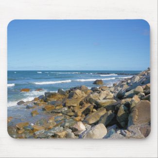 Brant Rock Marshfield Seascape Shore Mousepad mousepad