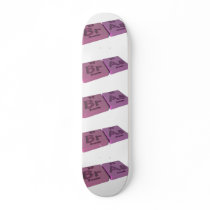 Bras as Br Bromine and As Arsenic Skate Board Decks