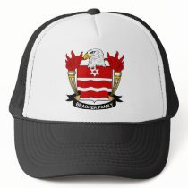 Brasher Family Crest hats