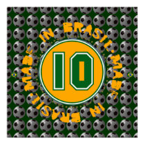 brasil 10 football wall decor posters