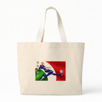 Brasil 2014 futebol calcio Italia Italy flag Bags
