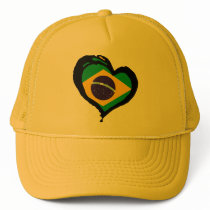 Brasil Brazil Mesh Hat