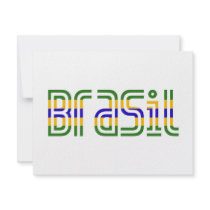 Brasil Flag Colors! Custom Invite