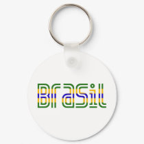 Brasil Flag Colors! keychains